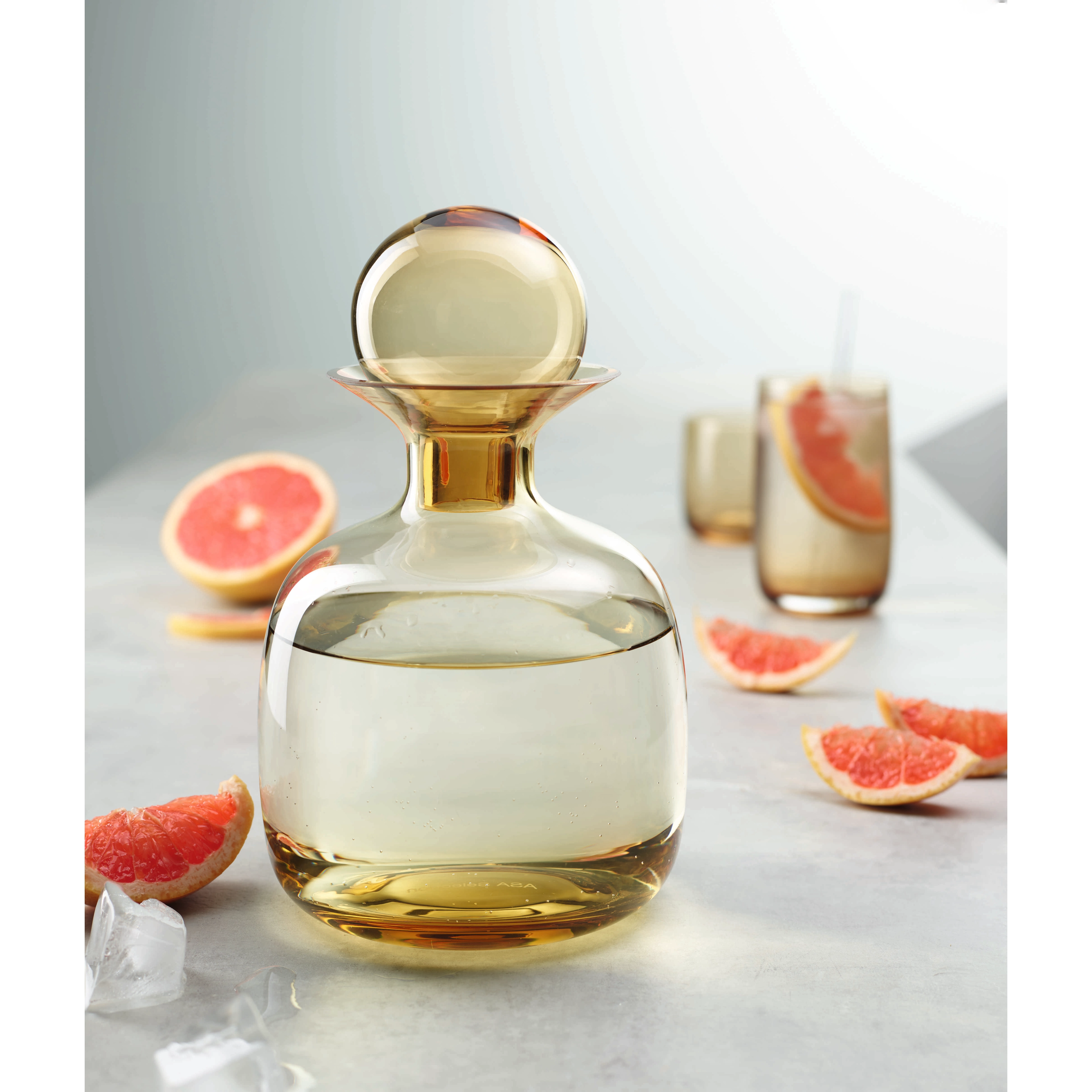 Sarabi Mouth Blown Square Carafe