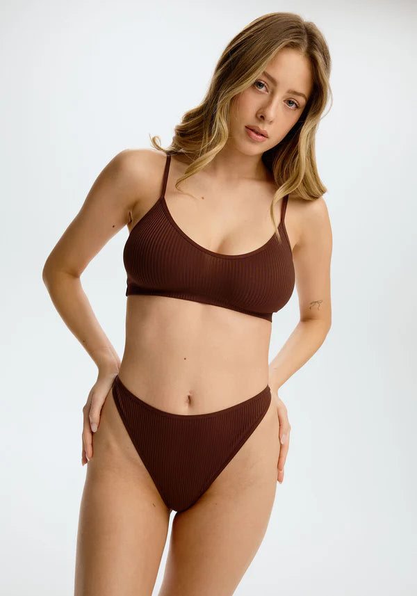 Blush - The Rib High Leg Thong - Frock Toronto