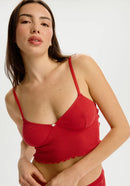 Blush - Dream Cotton Pointelle Crop Cami - Frock Toronto