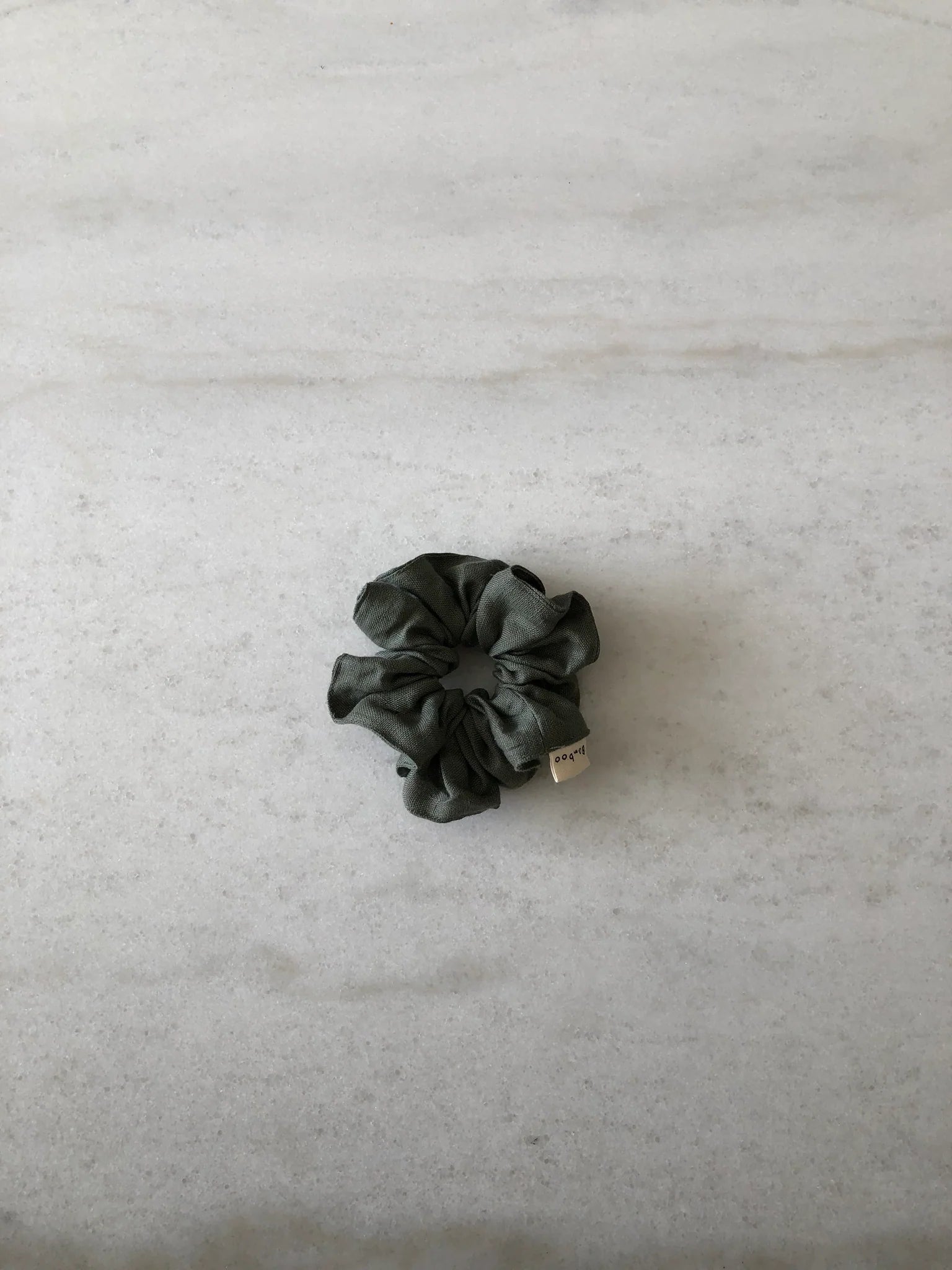 Medium Pure Linen Scrunchie