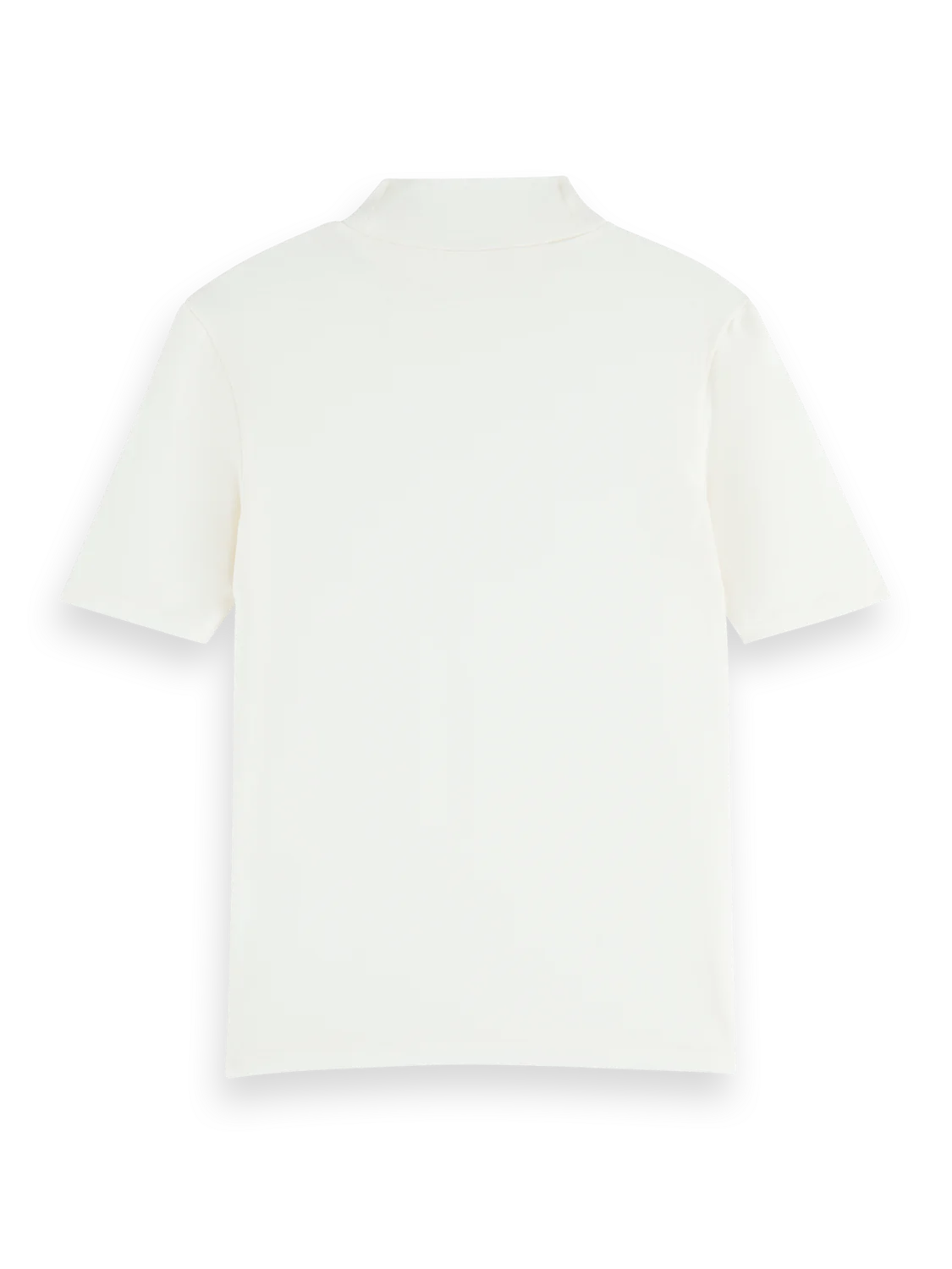 Mock Neck Short Sleeved T-shirt