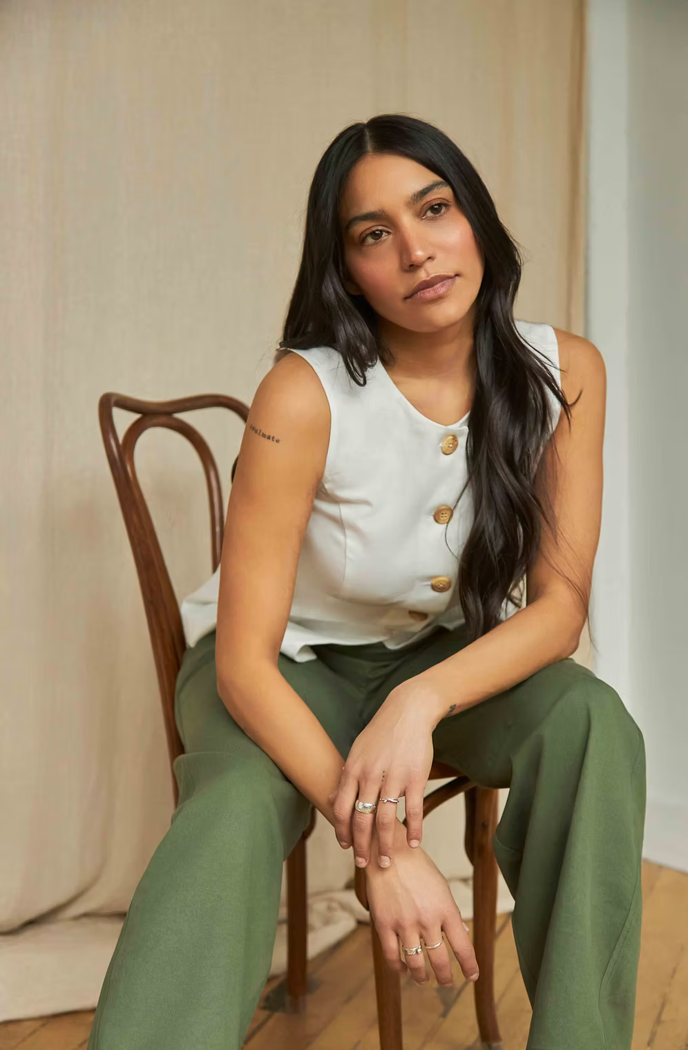 Modern Sunday - Longline Twill Vest - Frock Toronto