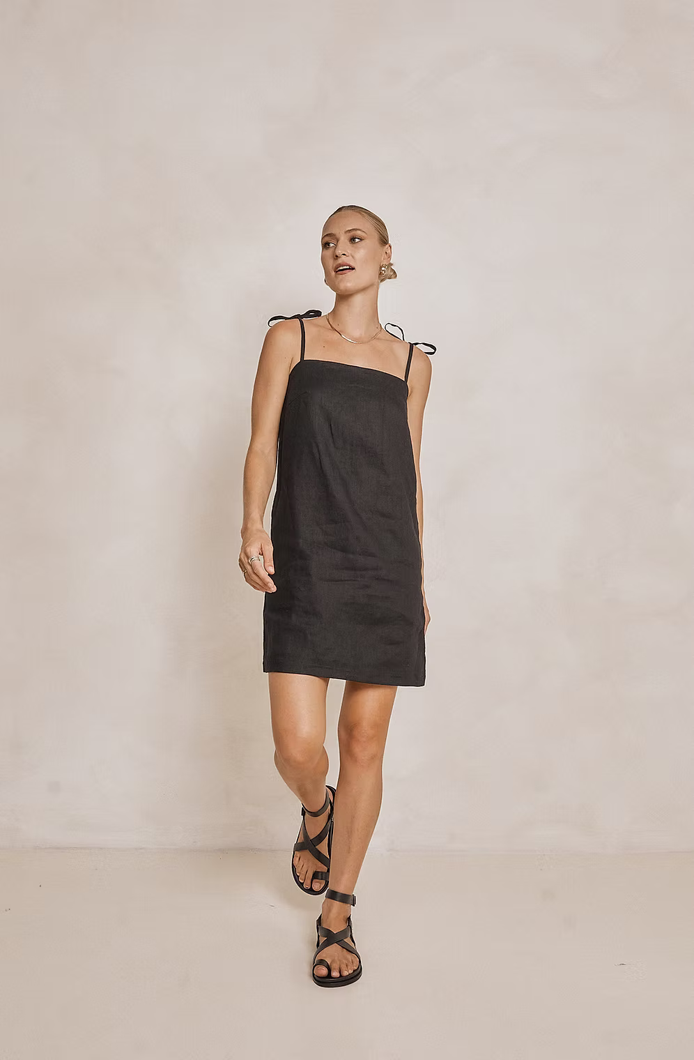 Modern Sunday - Tie Shoulder Sundress