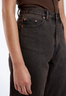 Echo - Tar Jet Brown Jeans