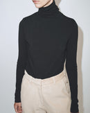 Thin Ribbed Rollneck Top