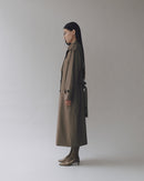 Wool Blend Long Trench