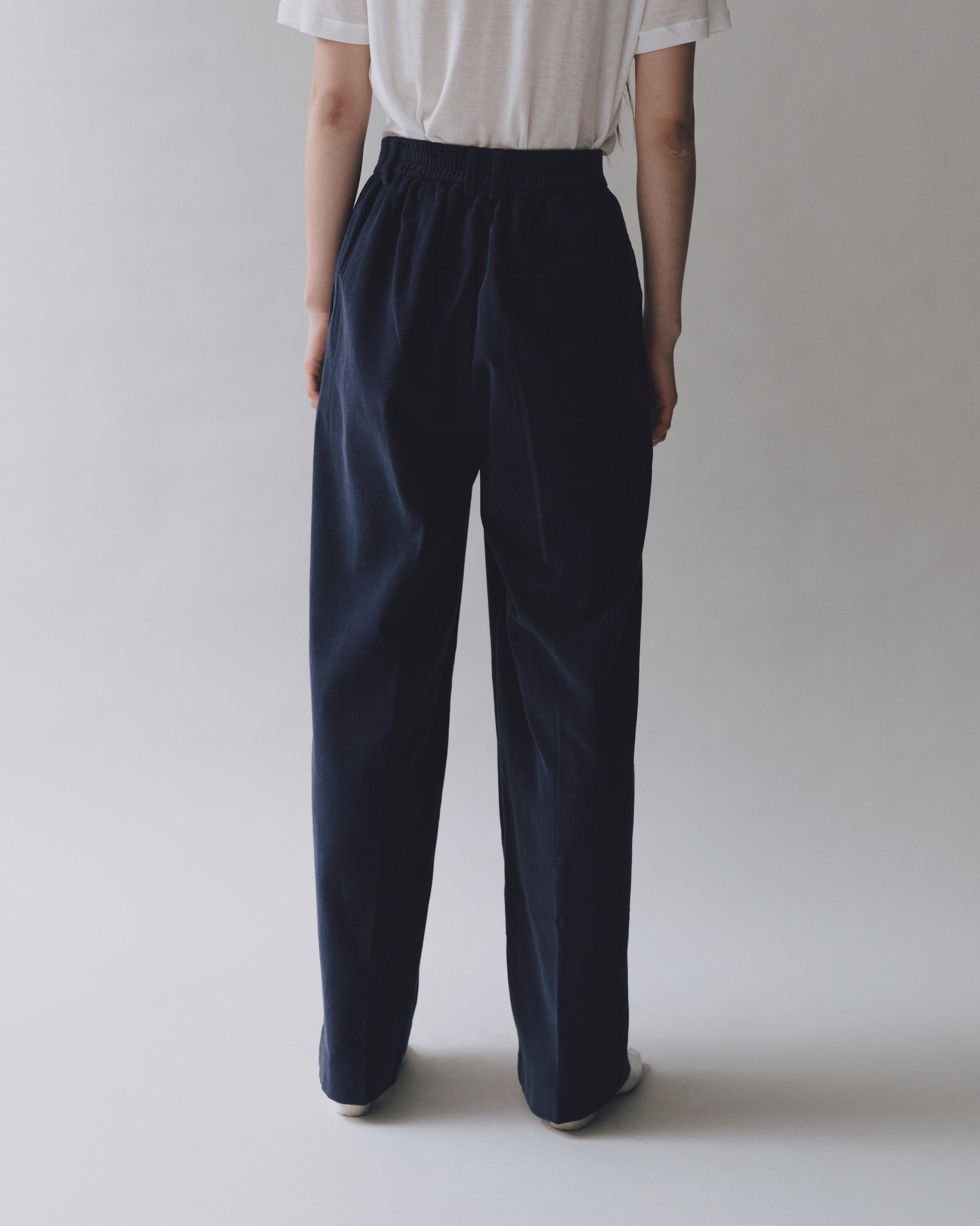 Thin Corduroy Wide Leg Pants