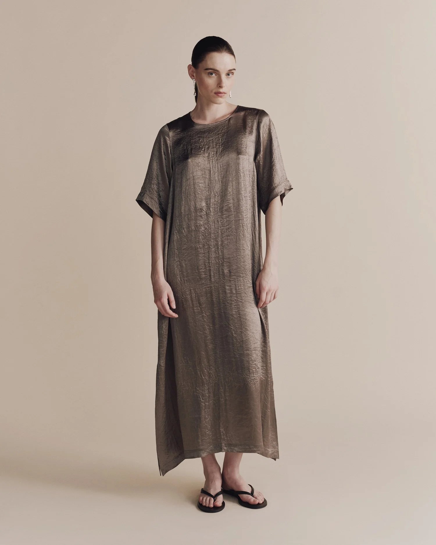 Satin Maxi Dress