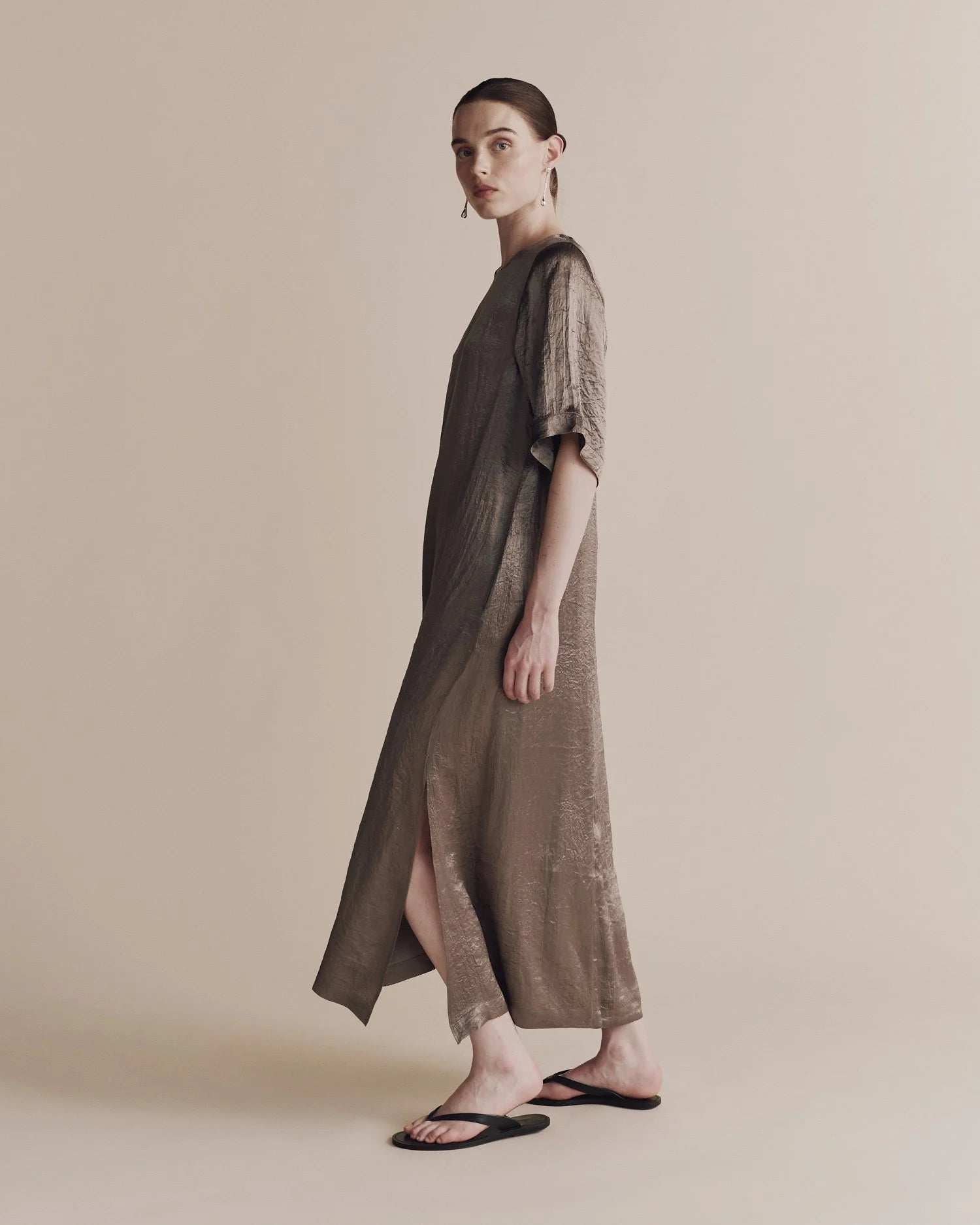 Satin Maxi Dress