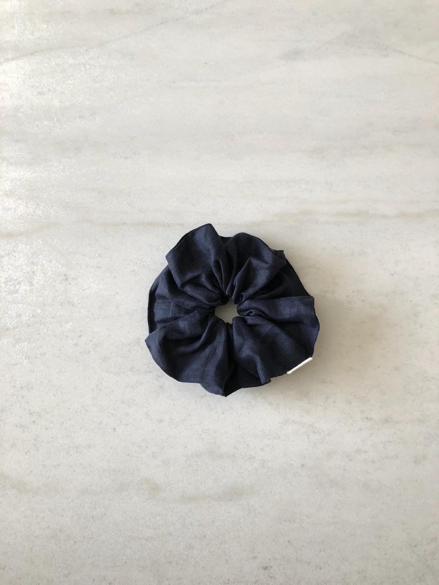 Large Pure Linen Scrunchie