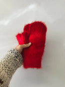 Fluffy Angora Mittens