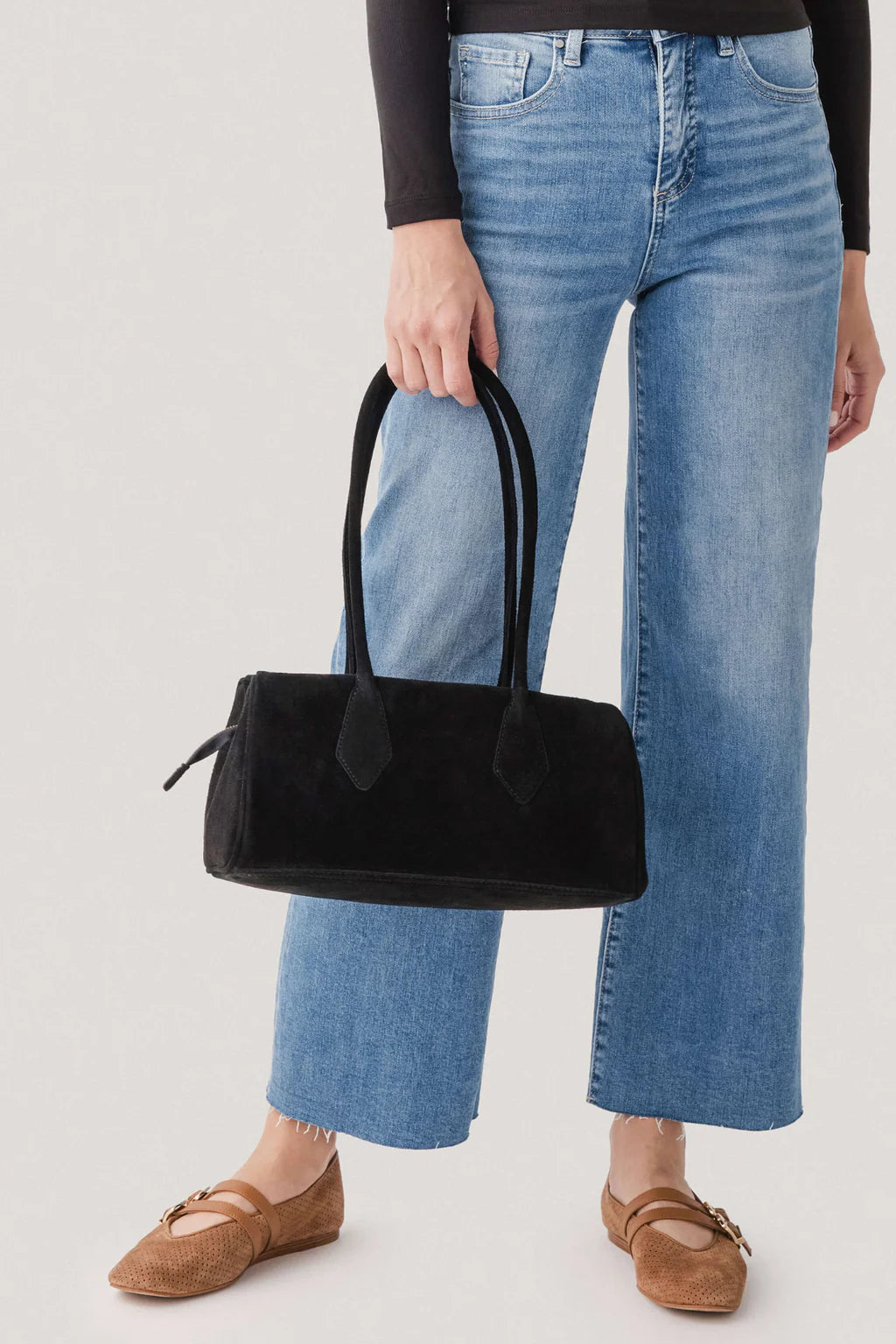 Sierra Suede Shoulder Bag