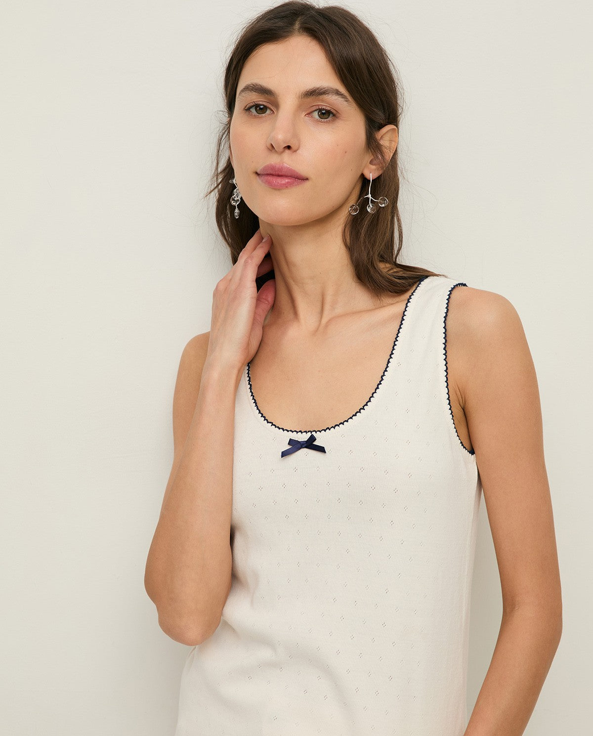 Cotton Strap Top
