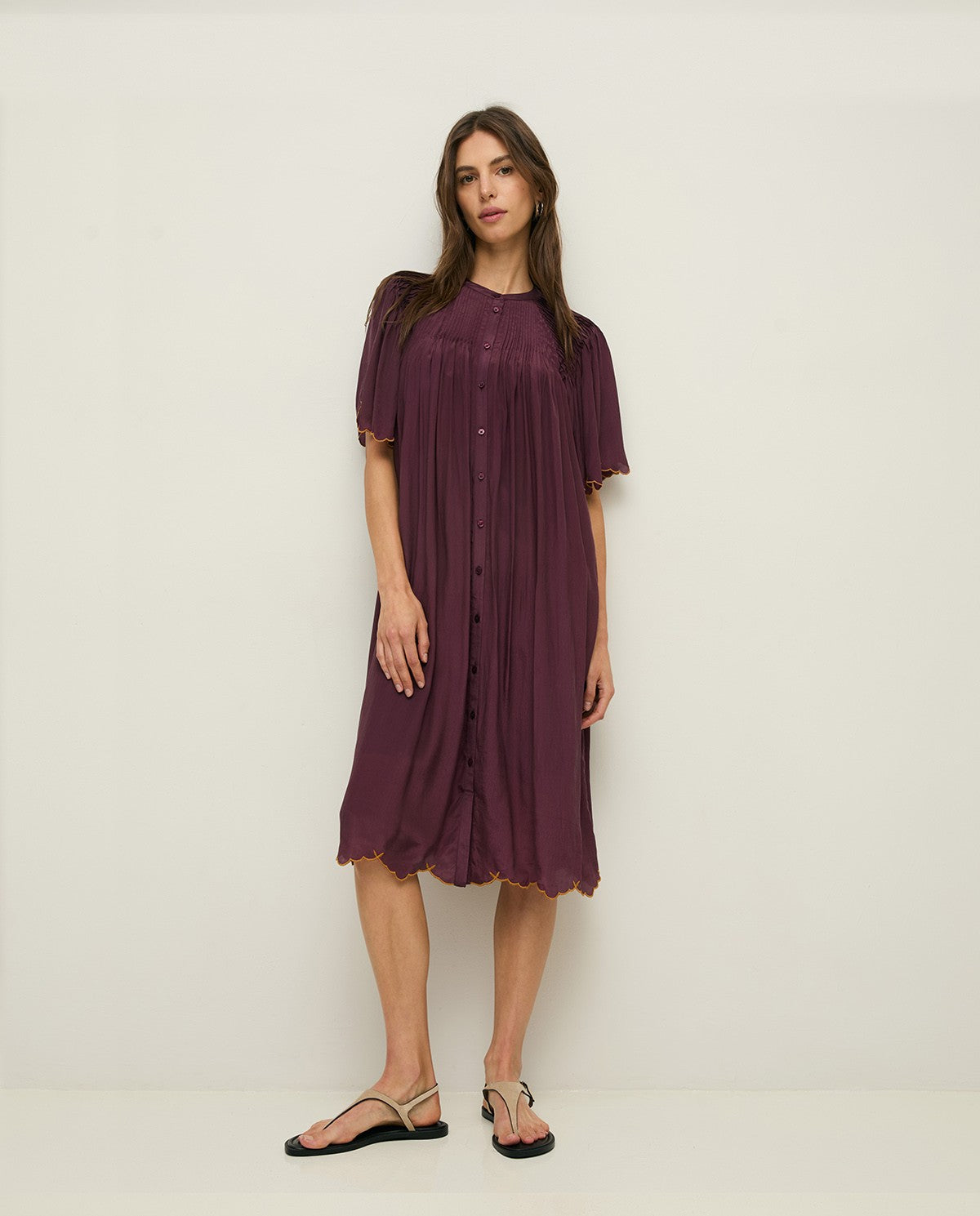 Mao Collar Dress - Frock Toronto