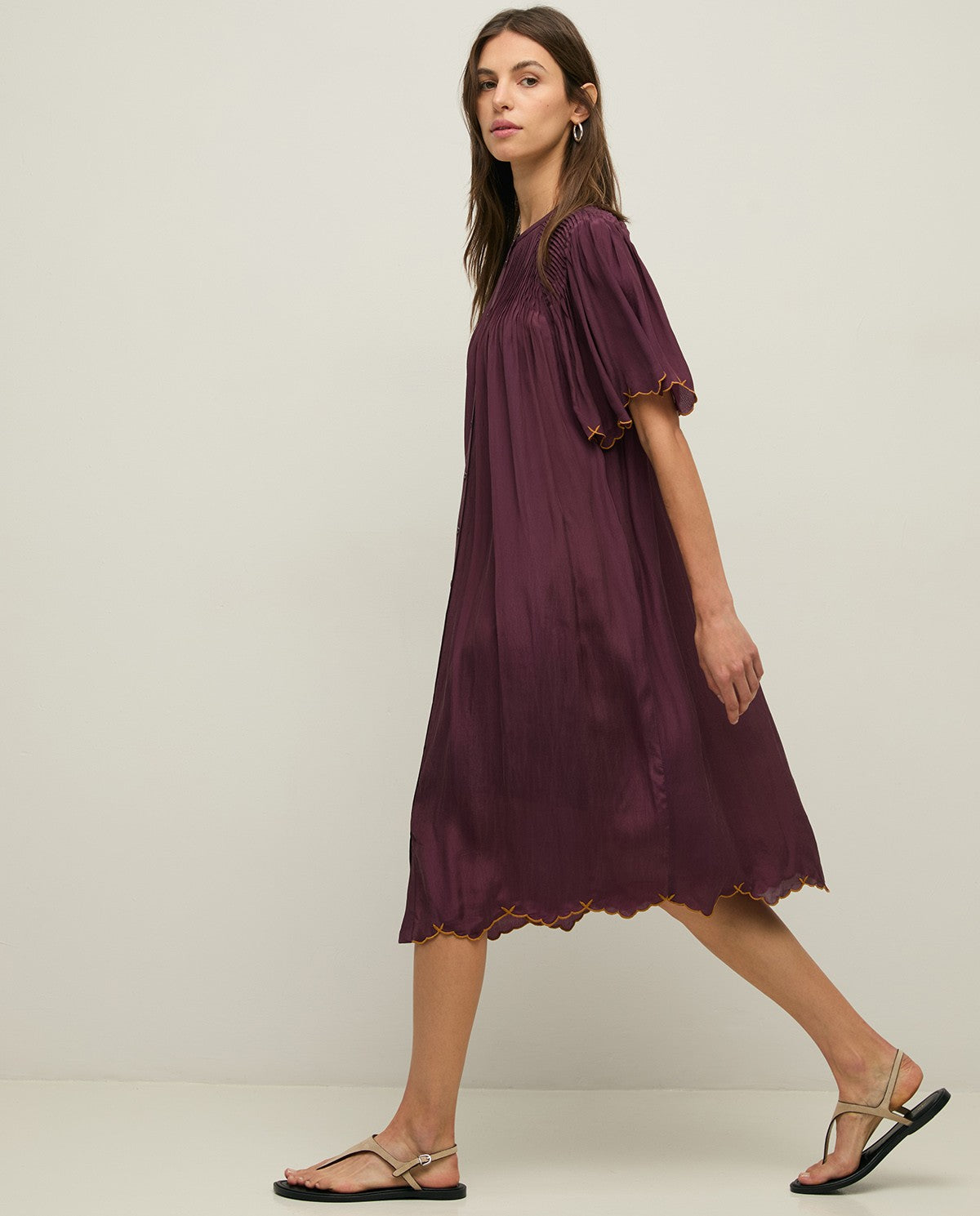 Mao Collar Dress