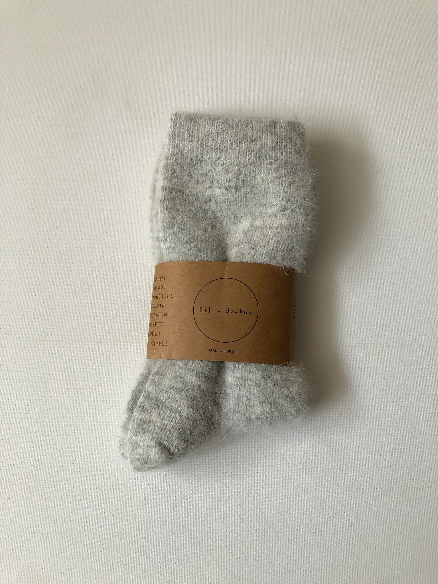 Fluffy Angora Socks