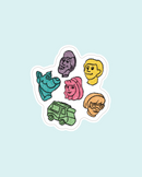 Scooby Doo Gummy Sticker