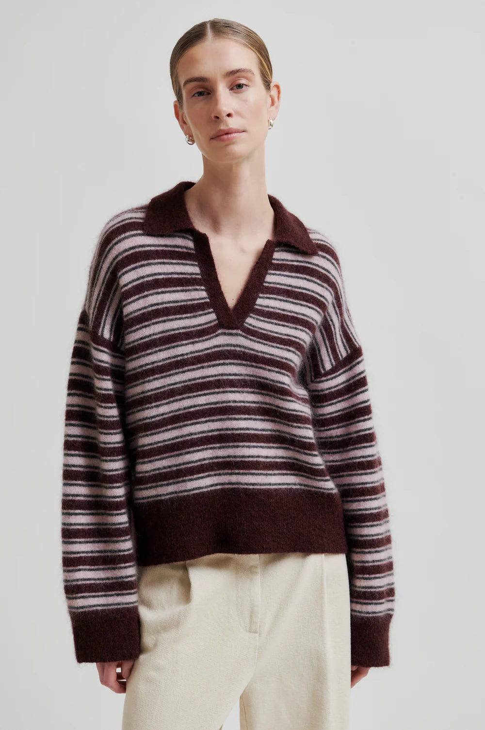 Vienna Knit Collar Sweater