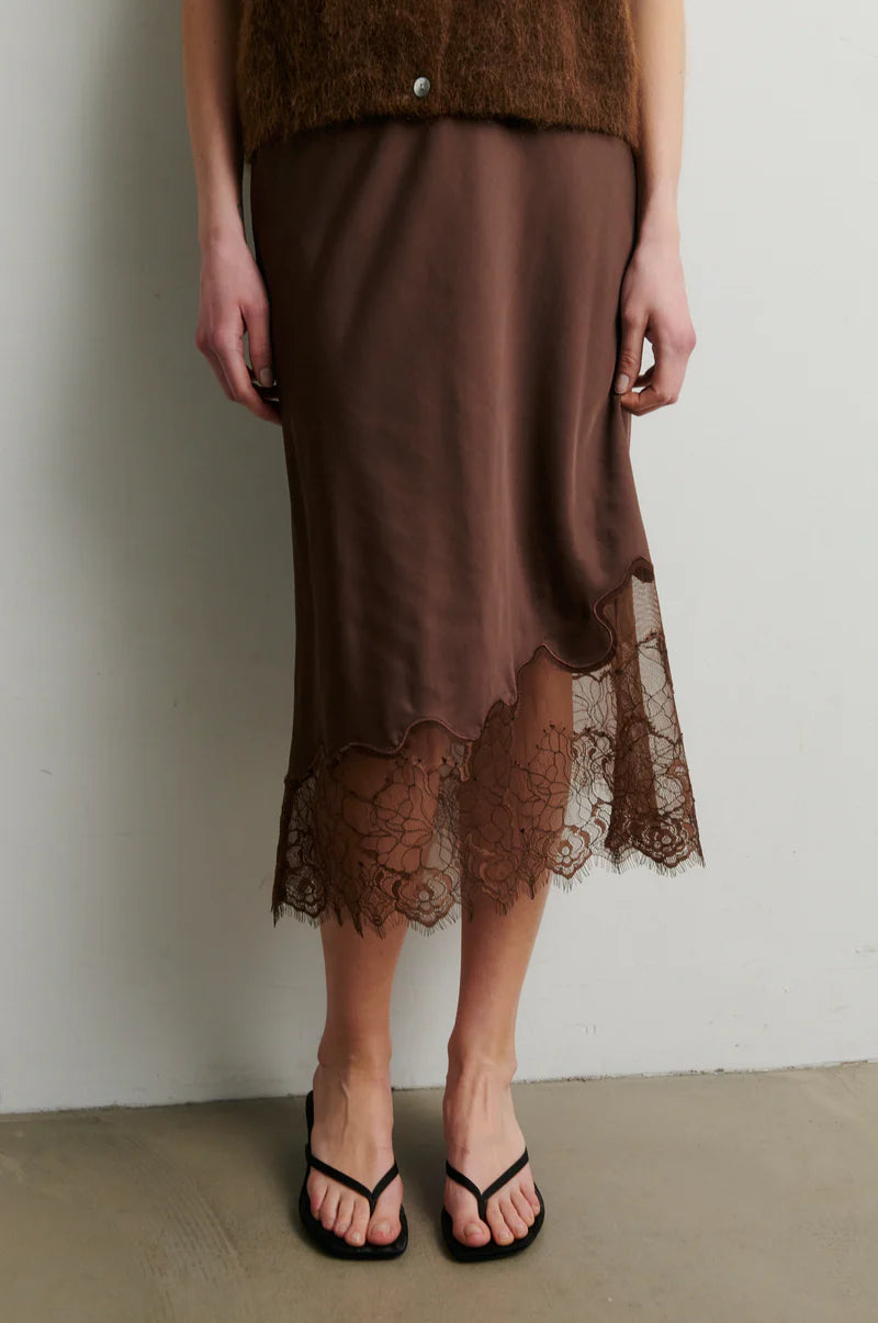 Second Female - Wila Lace Midi Skirt