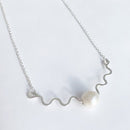 Wave Pearl Necklace
