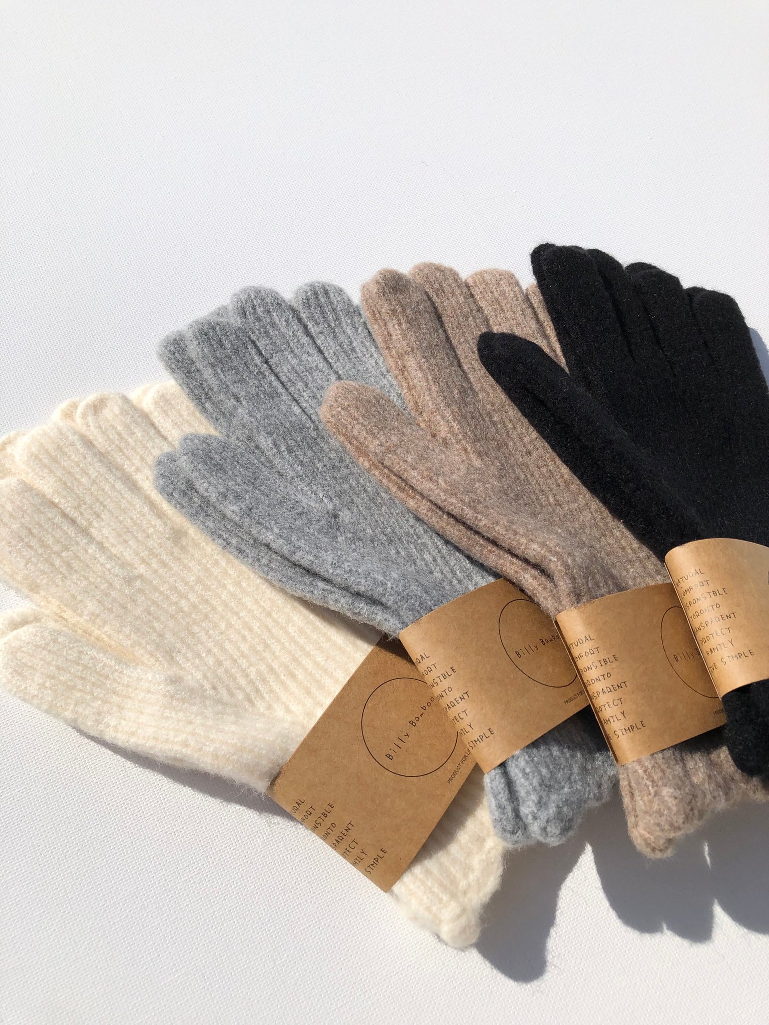 Fuzzy Wool Touch Screen Gloves