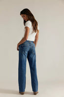 Risk Taker Mid-Rise Straight Denim