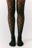 Ribbon Chain Tights