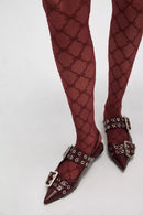 Ribbon Chain Tights