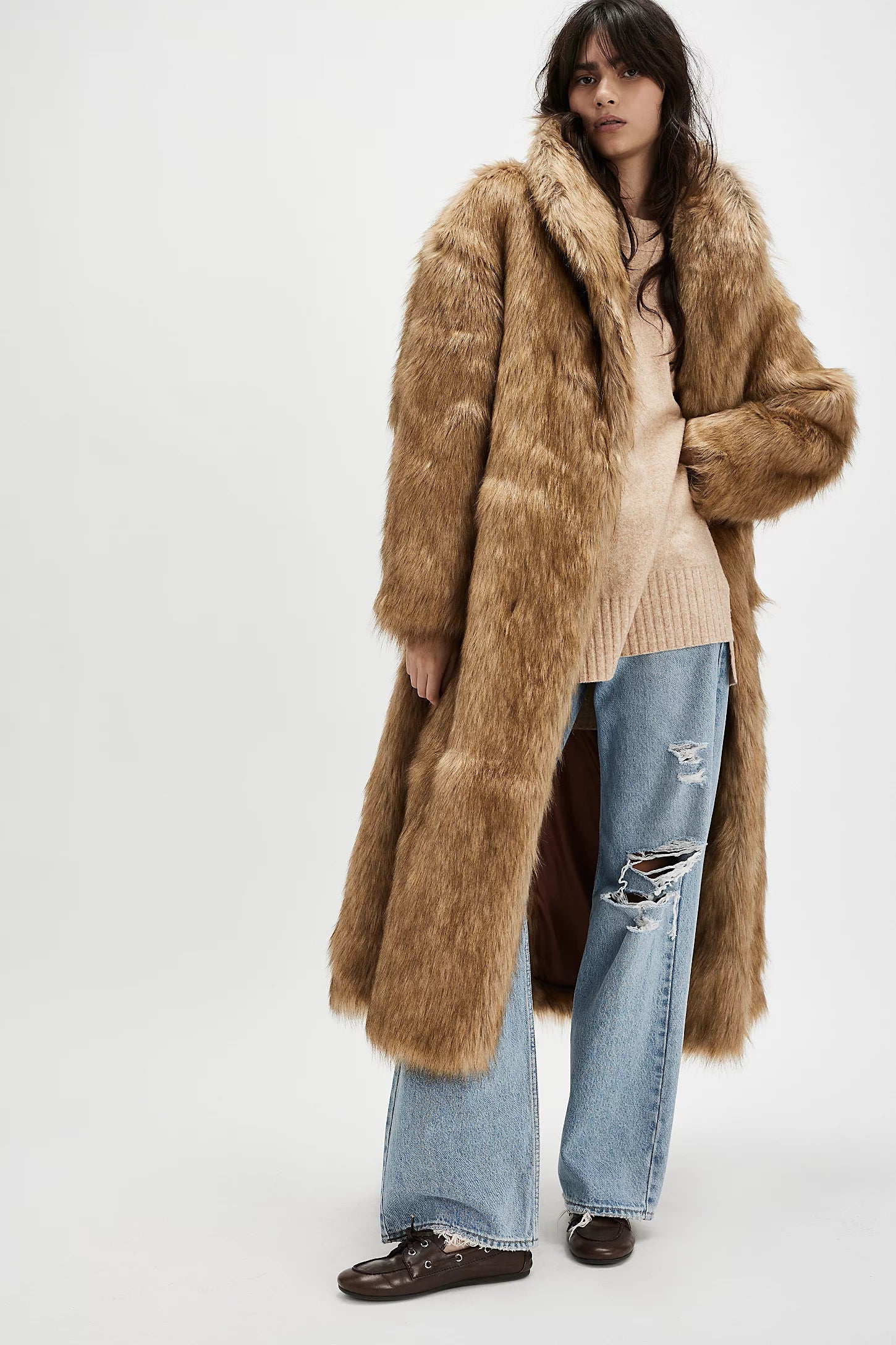 Annice Fur Coat Sandy Fox S