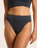 Lyolyte Ribbed High Leg Brief