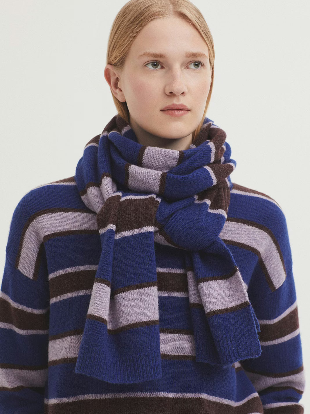 Wool Striped Scarf