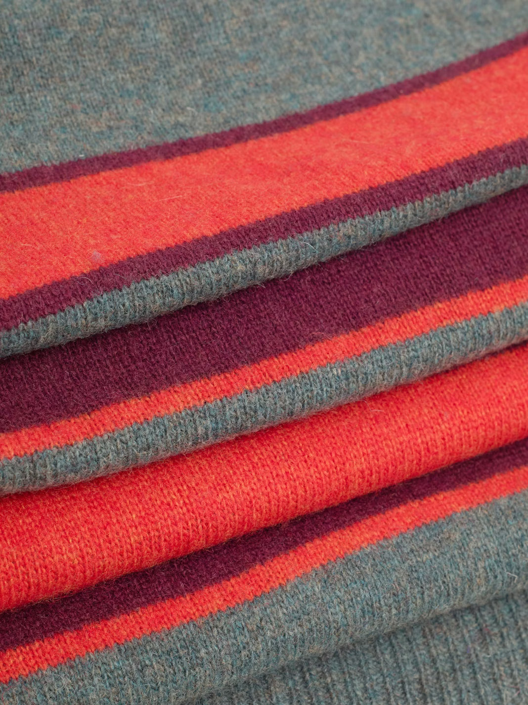 Wool Striped Scarf