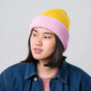 Colourblock Plush Beanie - Frock Toronto