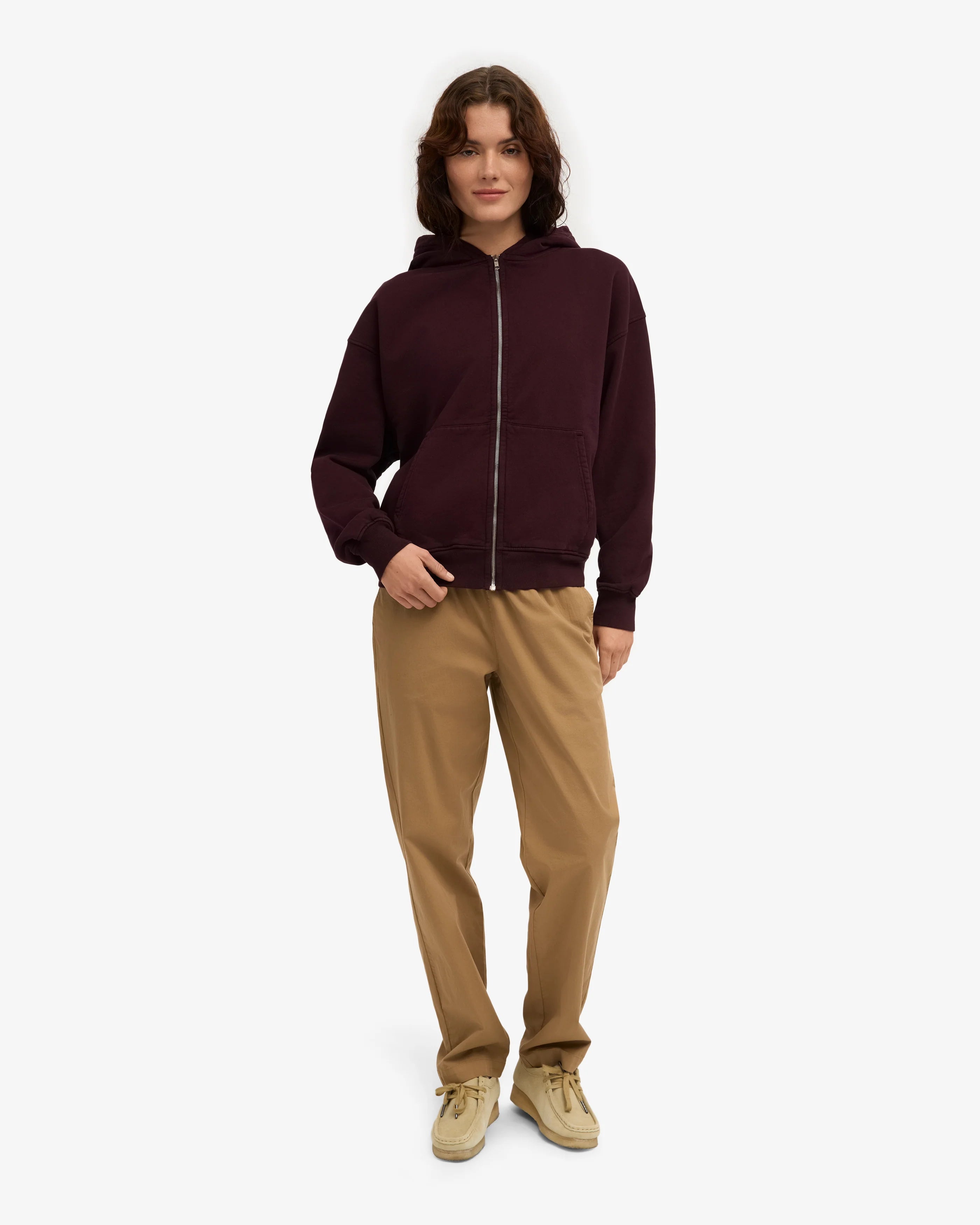 Organic Oversized Zip Hoodie