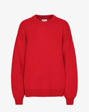 Oversized Merino Wool Crew Sweater