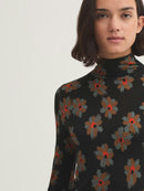 Animal Flower Turtleneck