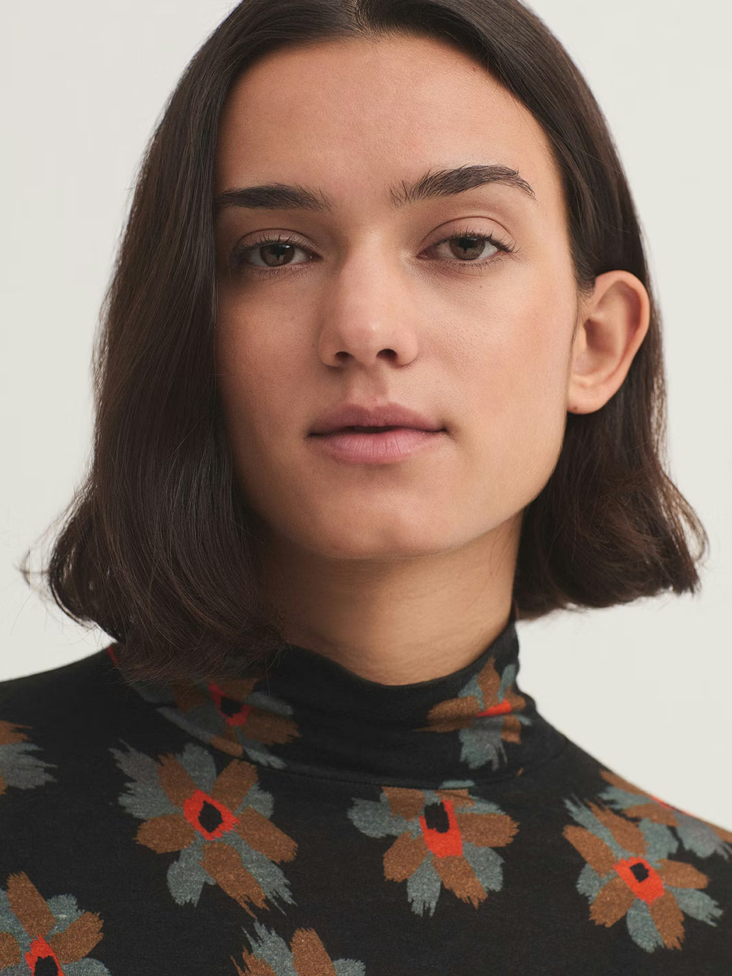 Animal Flower Turtleneck