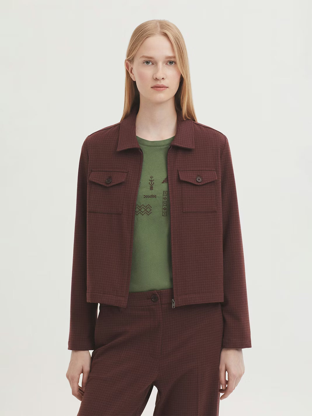 Window Checked Jacket