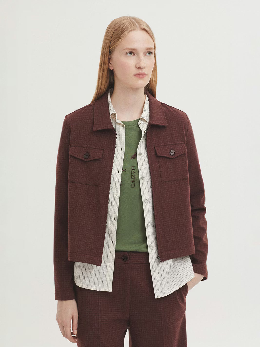 Window Checked Jacket