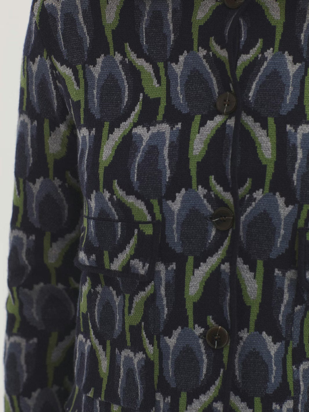 Knitted Jacquard Jacket