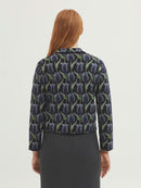 Knitted Jacquard Jacket
