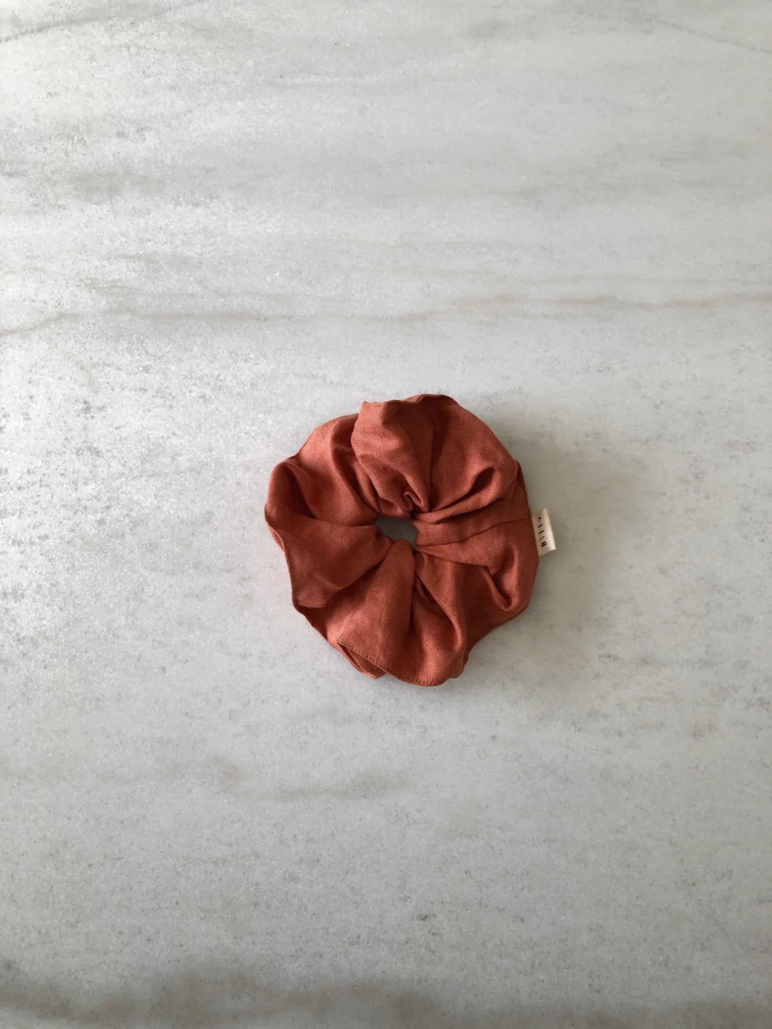 Large Pure Linen Scrunchie