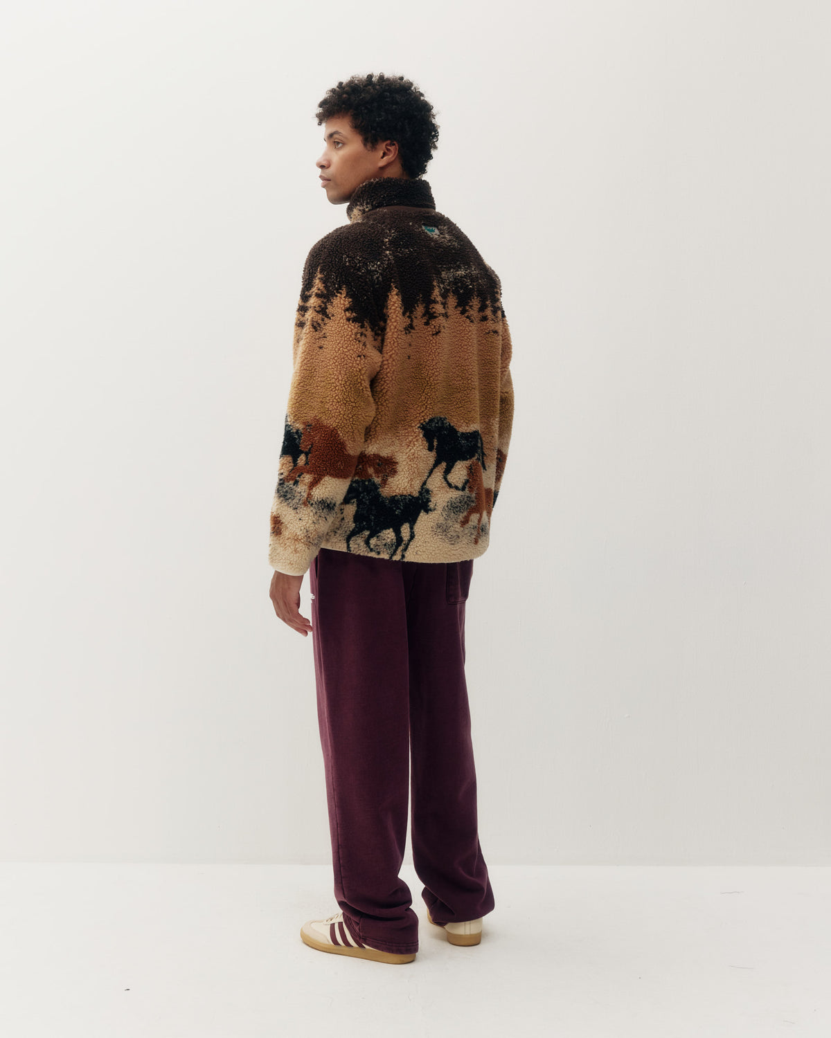Kuwallatee - Printed Sherpa Jacket