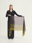 Floral Houndstooth Foulard