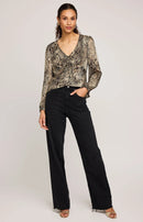 Salma Top Jade Snake - Frock Toronto