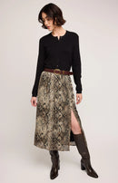 Adeline Skirt Jade Snake - Frock Toronto