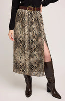 Adeline Skirt Jade Snake - Frock Toronto