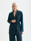 Blanket Stripe DB Blazer - Frock Toronto