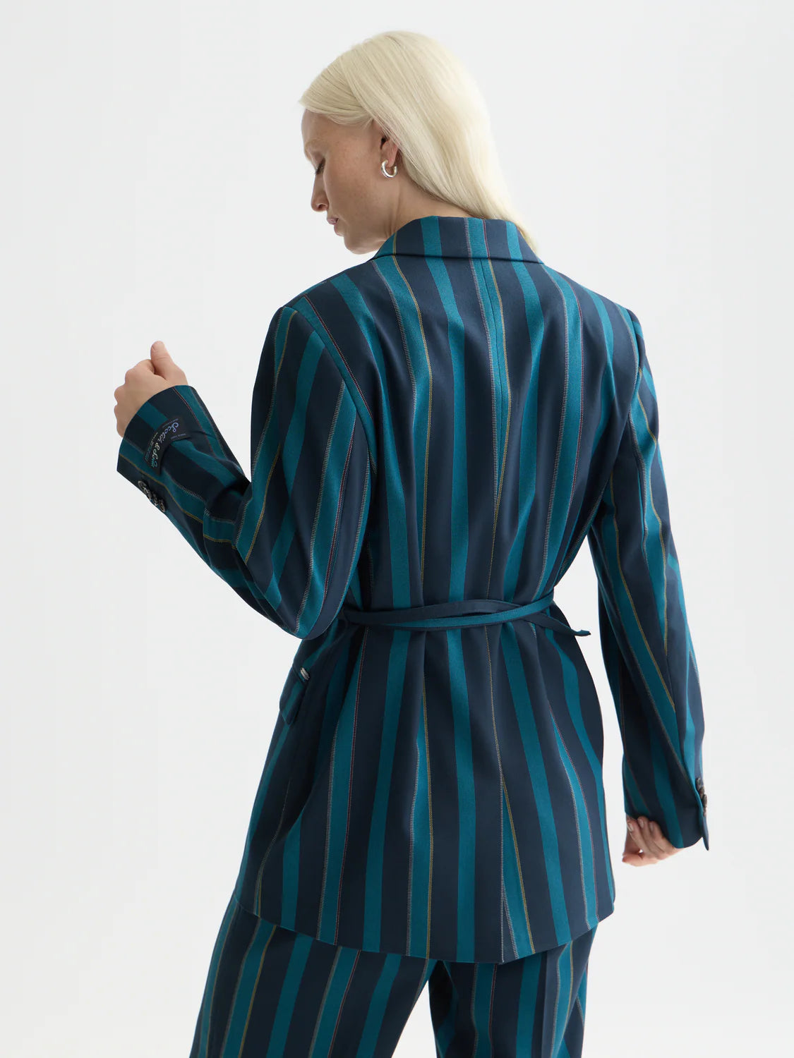 Blanket Stripe DB Blazer - Frock Toronto