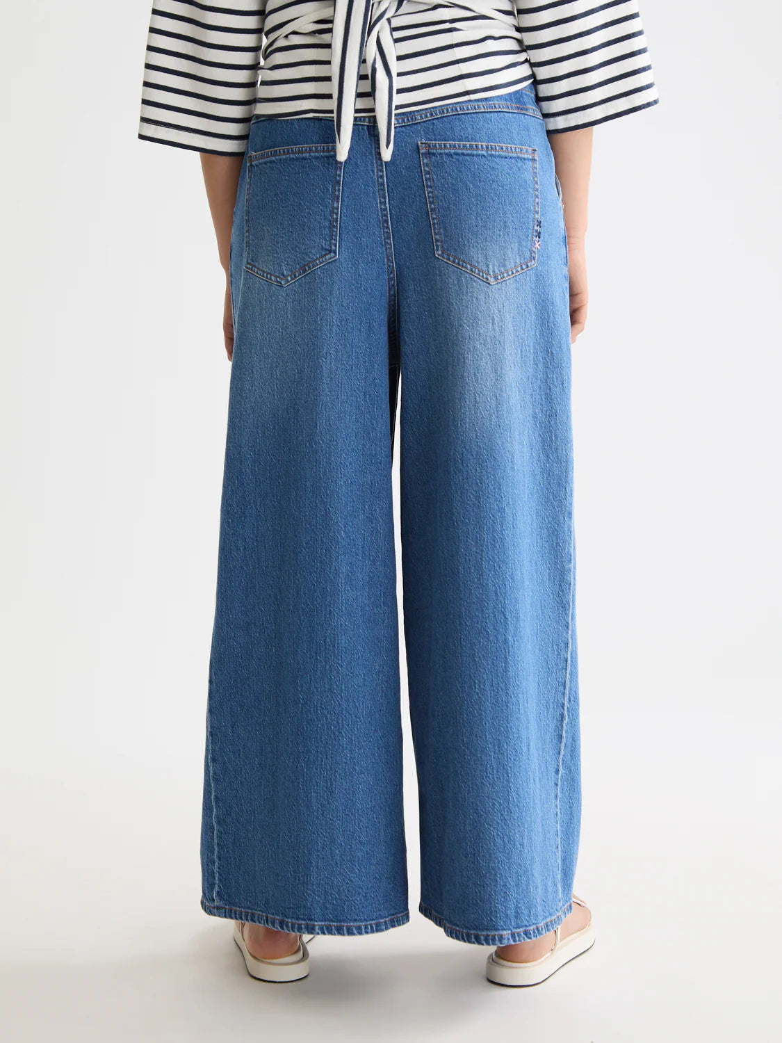 The Wave Cropped Wide Leg